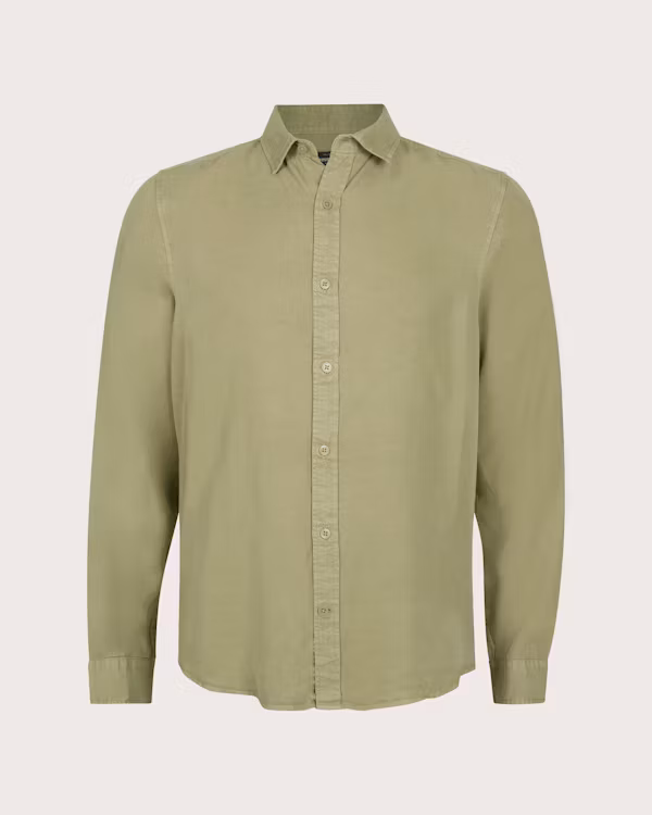 Herrskjorta i Grönt 100% Tencel