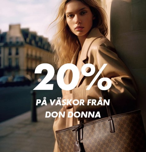 20% rabatt på väskor från Don Donna hos Glitter