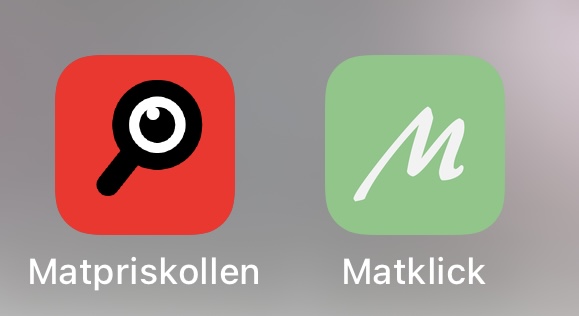 Reklamblad från livsmedelsbutiker