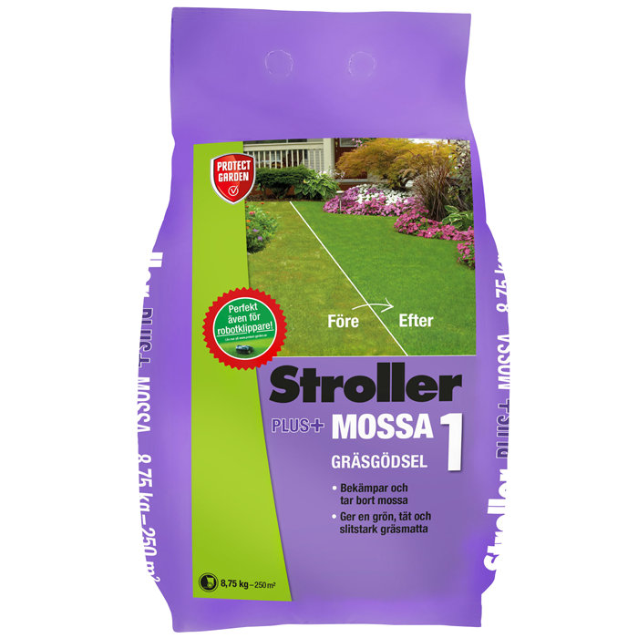 Mossbekämpning Stroller Plus+ i 8,75kg-pack - jem & fix