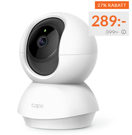 TP-link Tapo C200 Trådlös övervakningskamera - Övervakningskameror inomhus | Kjell.com