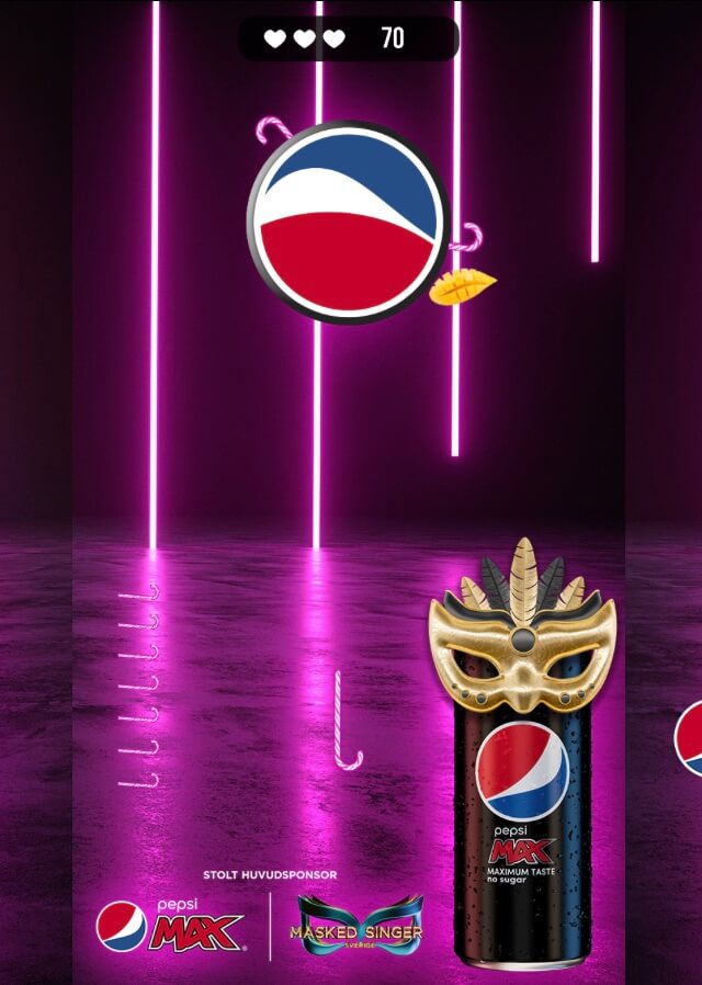 Delta i spelet Pepsi Max x Masked Singer - vinn 20-pack Pepsi Max