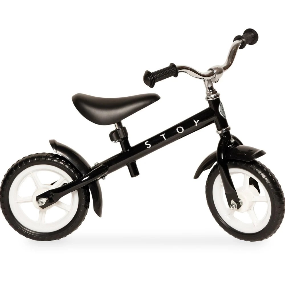 10" Springcykel Svart