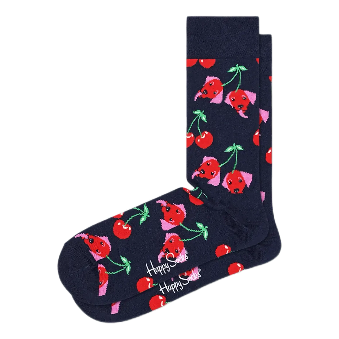 Cherry Dog Sock Multi