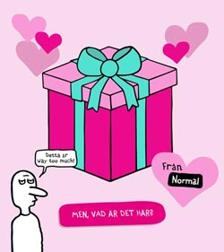 Gratis Alla hjärtans dag-gåva från Normal