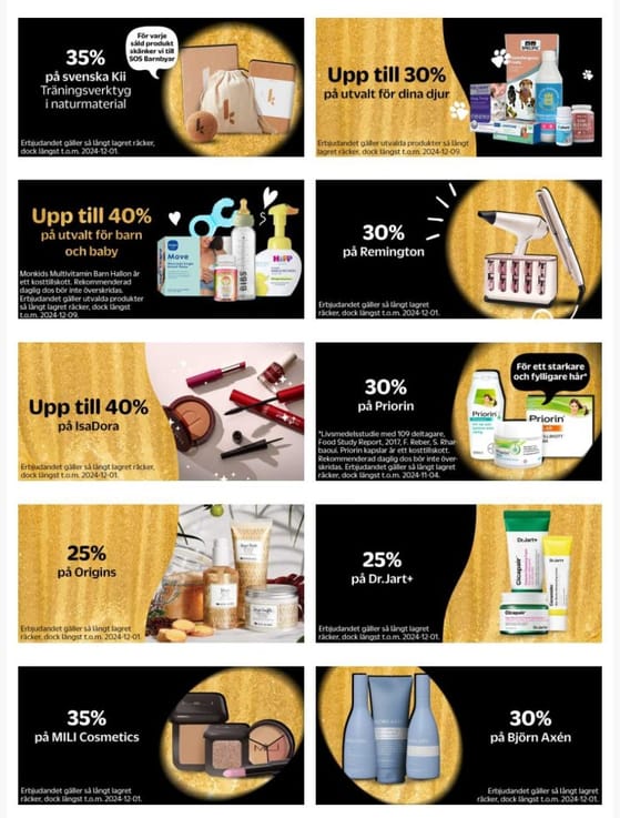 Apotea Black Week, upp till 40% rabatt!