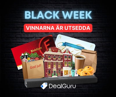 Vinnarna i Black Week-tävlingen!