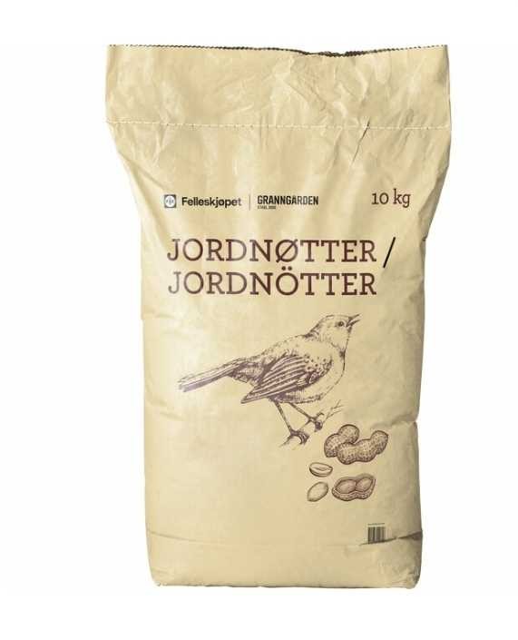 Skalade Jordnötter för Fåglar 10kg