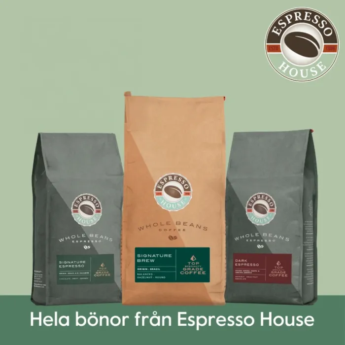 Få 40 kr cashback på hela kaffebönor från Espresso House