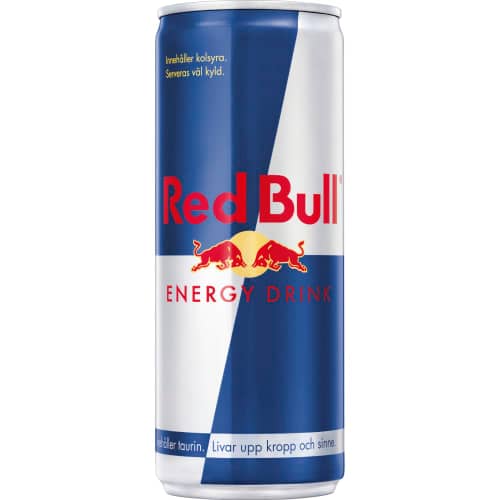 Red Bull energidryck hos Willys för 11 kr + pant