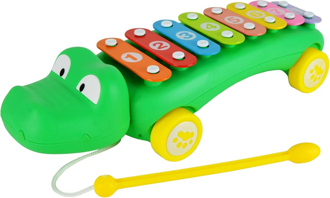 Little Star Crocodile Pull-Along Xylophone