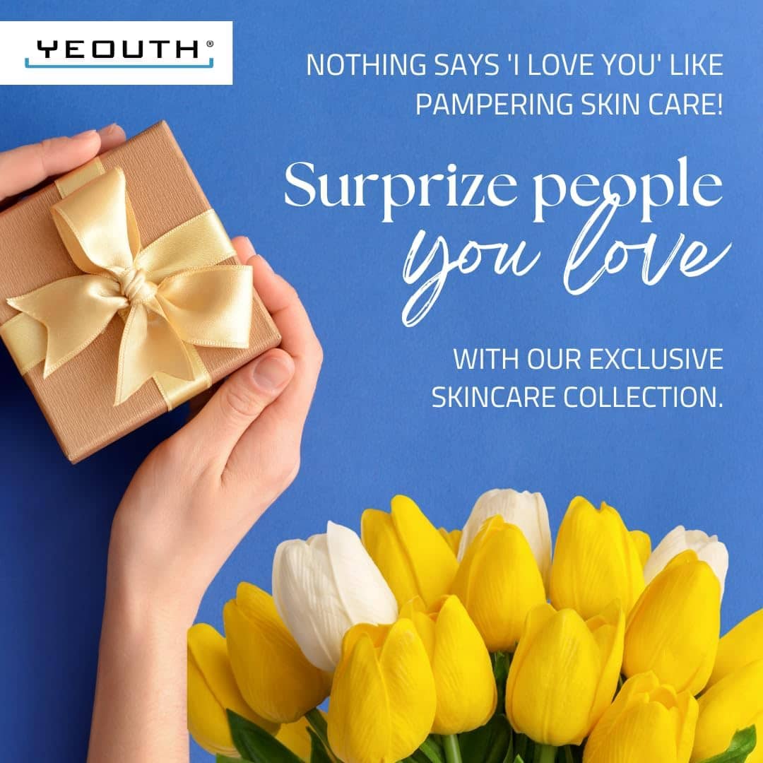 YEOUTH Triple-Action Anti-Aging Serum Set, 3 x 30 ml