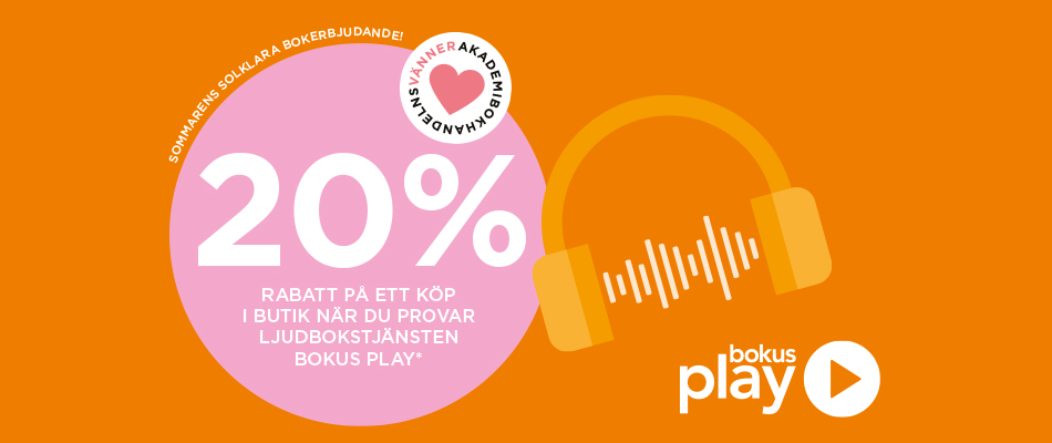 Bokus Play gratis och 20% rabatt hos Akademibokhandeln