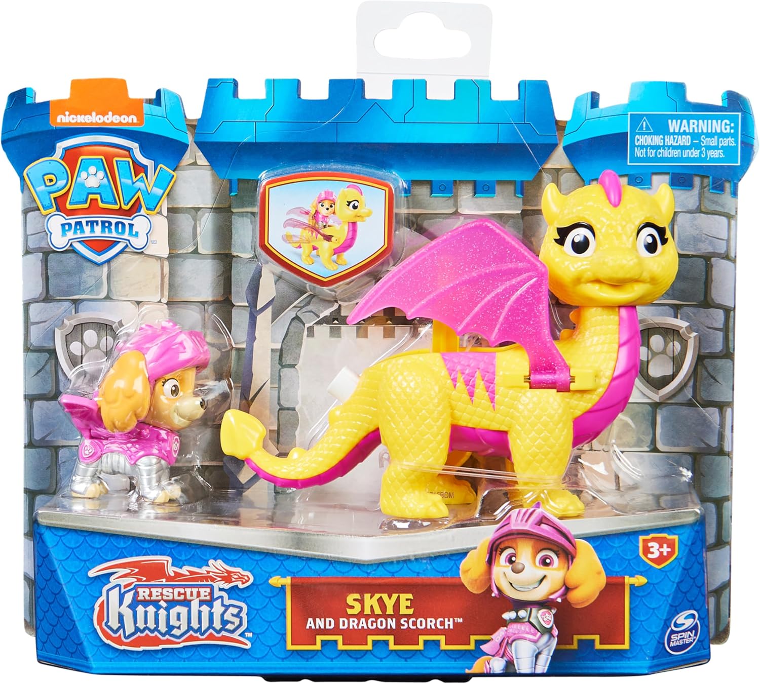 Paw Patrol Rescue Knights Skye & Scorch set