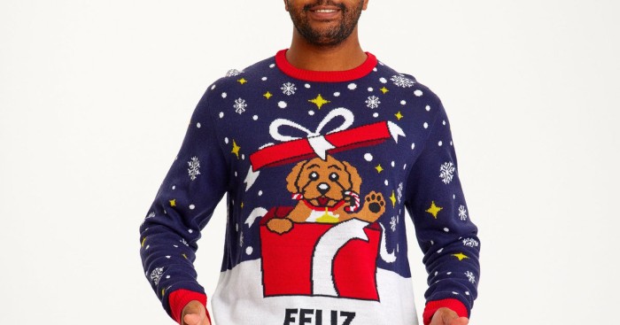 Jultröja Feliz Navidog - Herr