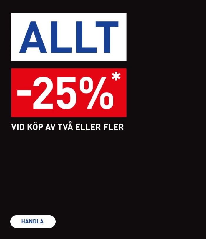 Intersport 25 % rabatt