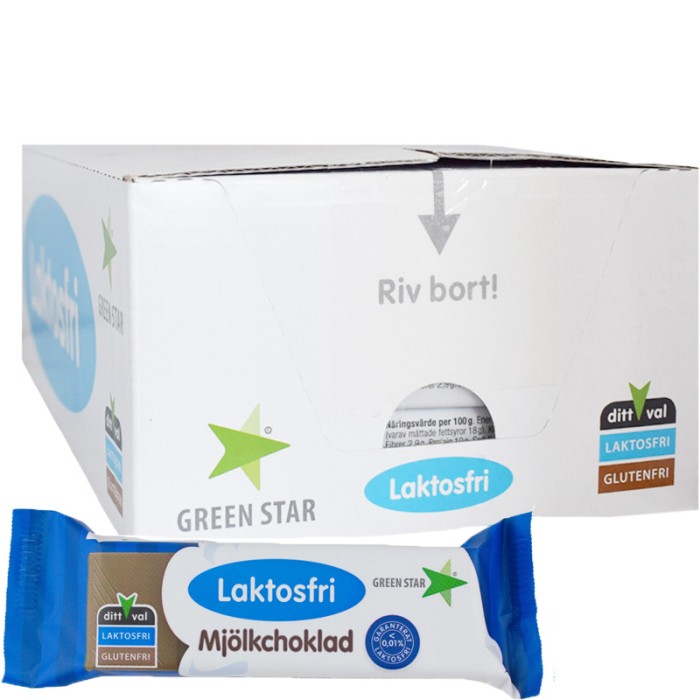 Hel Låda Laktosfri Mjölkchoklad 25-pack 40g