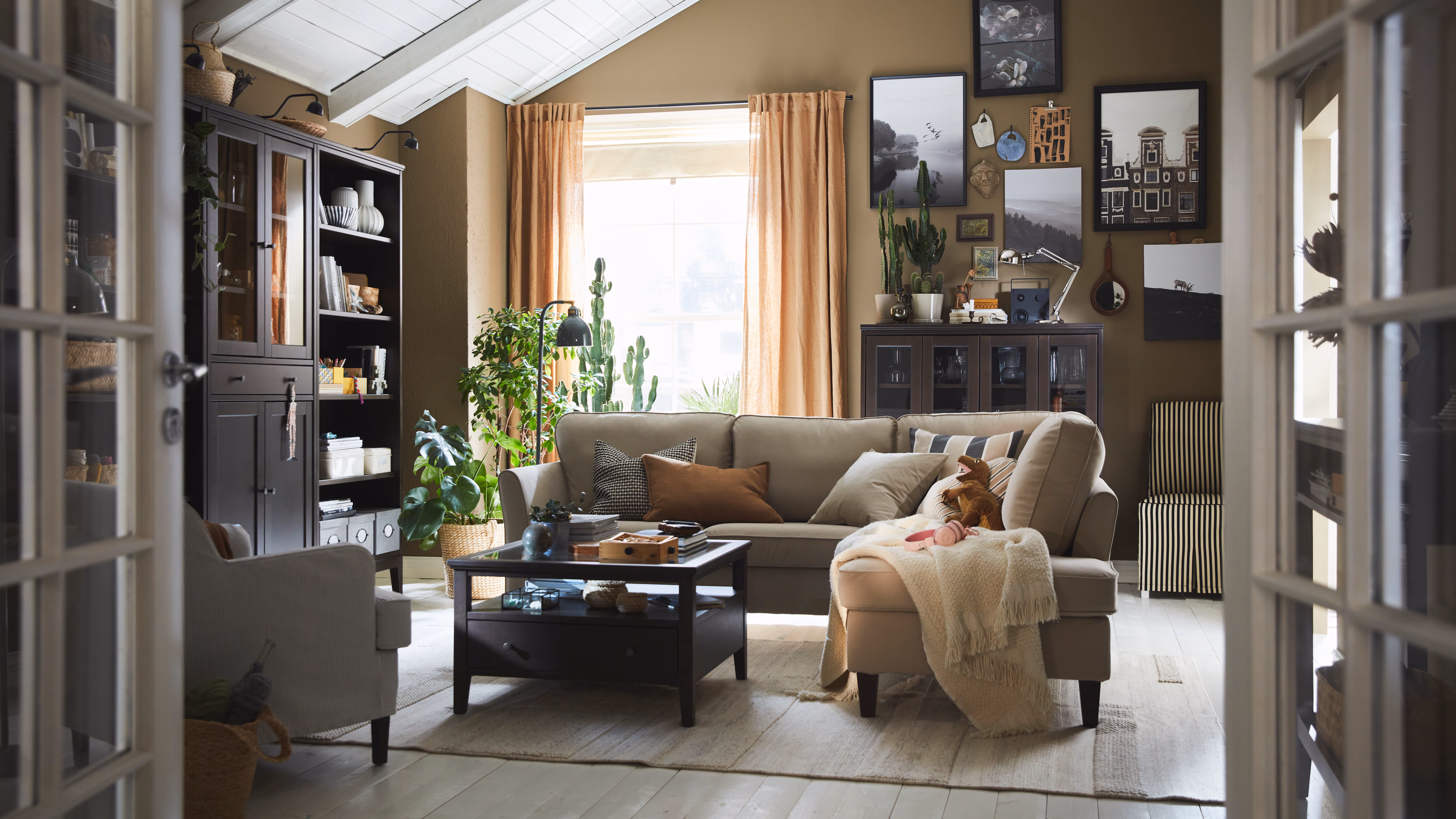 IKEA Kungens Kurva - BRUNKRISSLA Rosa Påslakanset 150x200cm