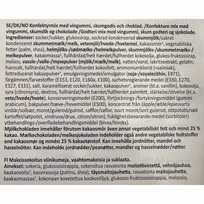 95 % rabatt på Cloetta & Malaco Julkalender hos Matsmart