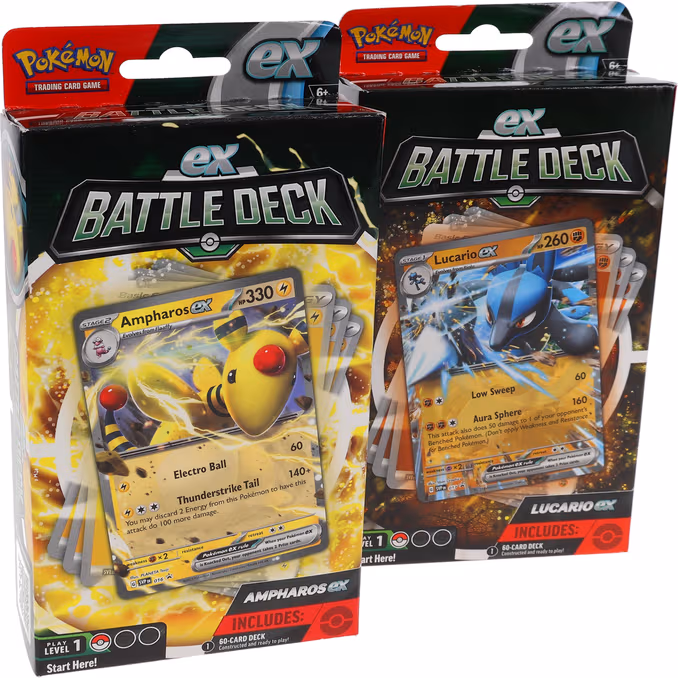 Exclusive Pokémon EX Battle Deck - Lucario & Ampharos