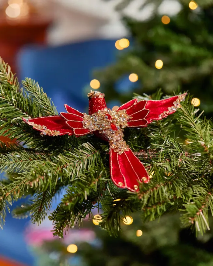 Lancaster Kolibri Röd Julgransdekoration