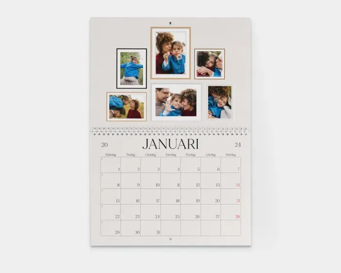 Skapa Personlig Fotokalender 2025 – Spara 40%
