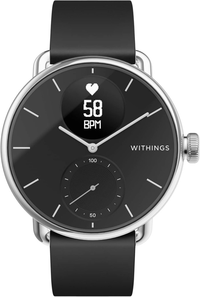 Withings ScanWatch 38mm: ECG & Oximeter Hybrid Smartwatch