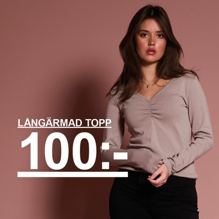 Lager 157 - långärmad topp för 100 kr
