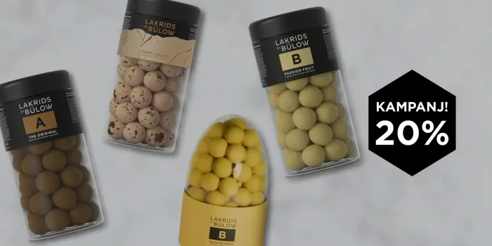 20% rabatt på Lakrids by Bülow