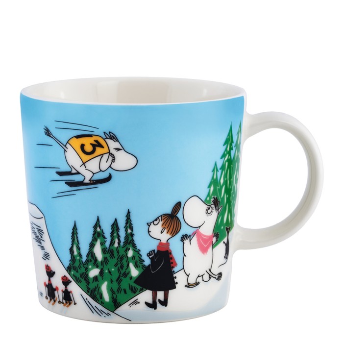 Moomin Arabia Muminmugg Backhoppning 30 cl vinter 2024