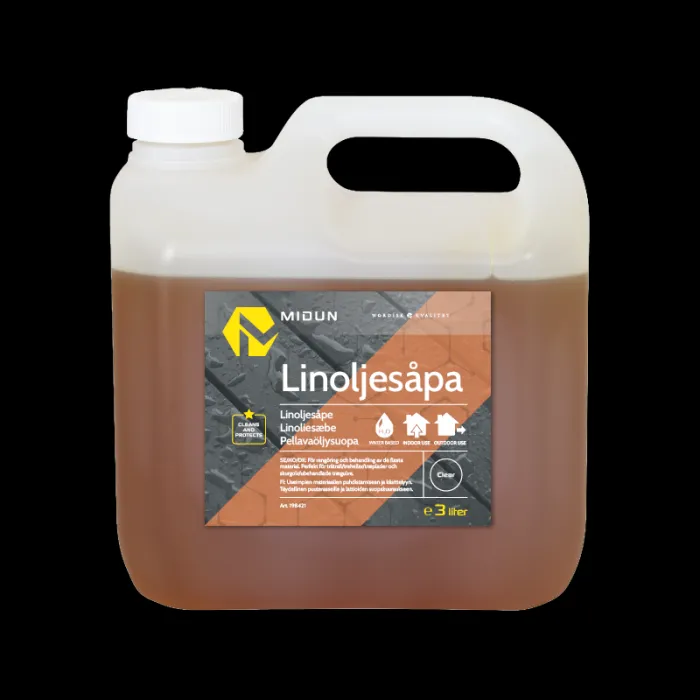 Midun Naturell Linoljesåpa 3 liter