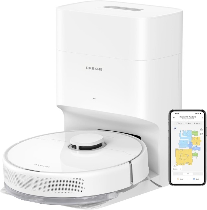 Dreame D10 Plus Gen 2 Robotdammsugare med torkfunktion