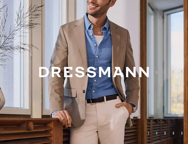 30% på alla skjortor, kostymer och kavajer hos Dressmann