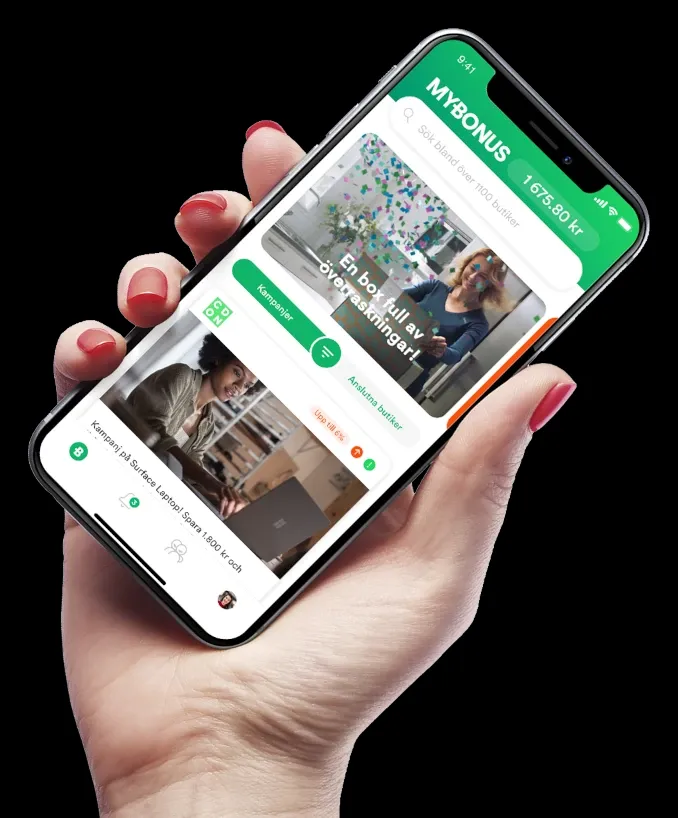 MYBONUS Få pengar tillbaka för dina onlineköp