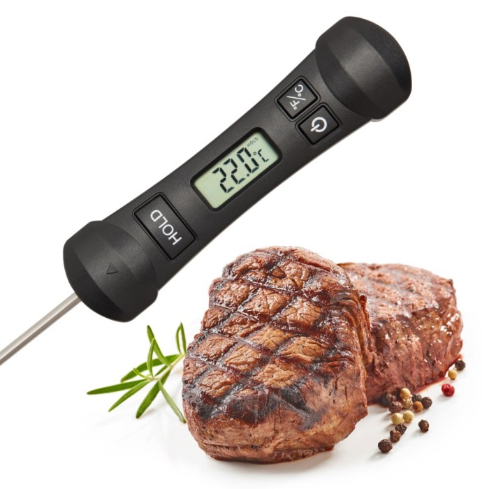 Rubicson Hopfällbar Digital Kökstermometer för Grillning