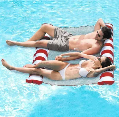 Extra-Large Floating Water Hammock Lounger