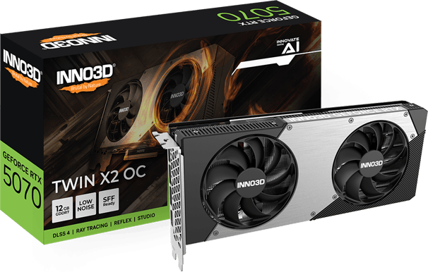 INNO3D GeForce RTX 5070 Twin X2 OC 12GB