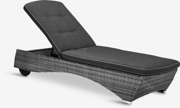 OUTRUP Modern Grå Solsäng 59x195 cm