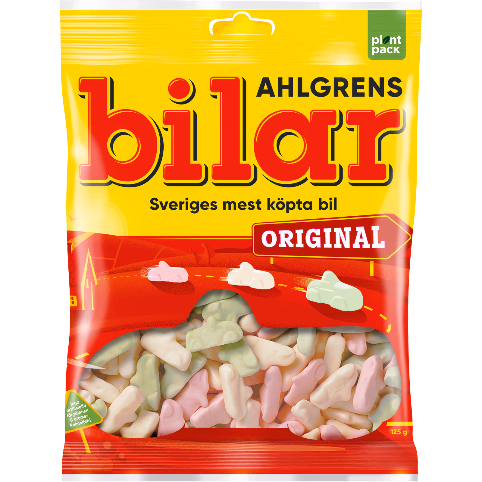 Ahlgrens Bilar Original 125g Godispåse