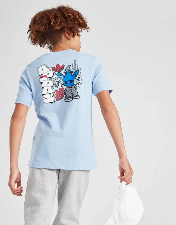 Adidas Originals Junior Blue Graphic Tee