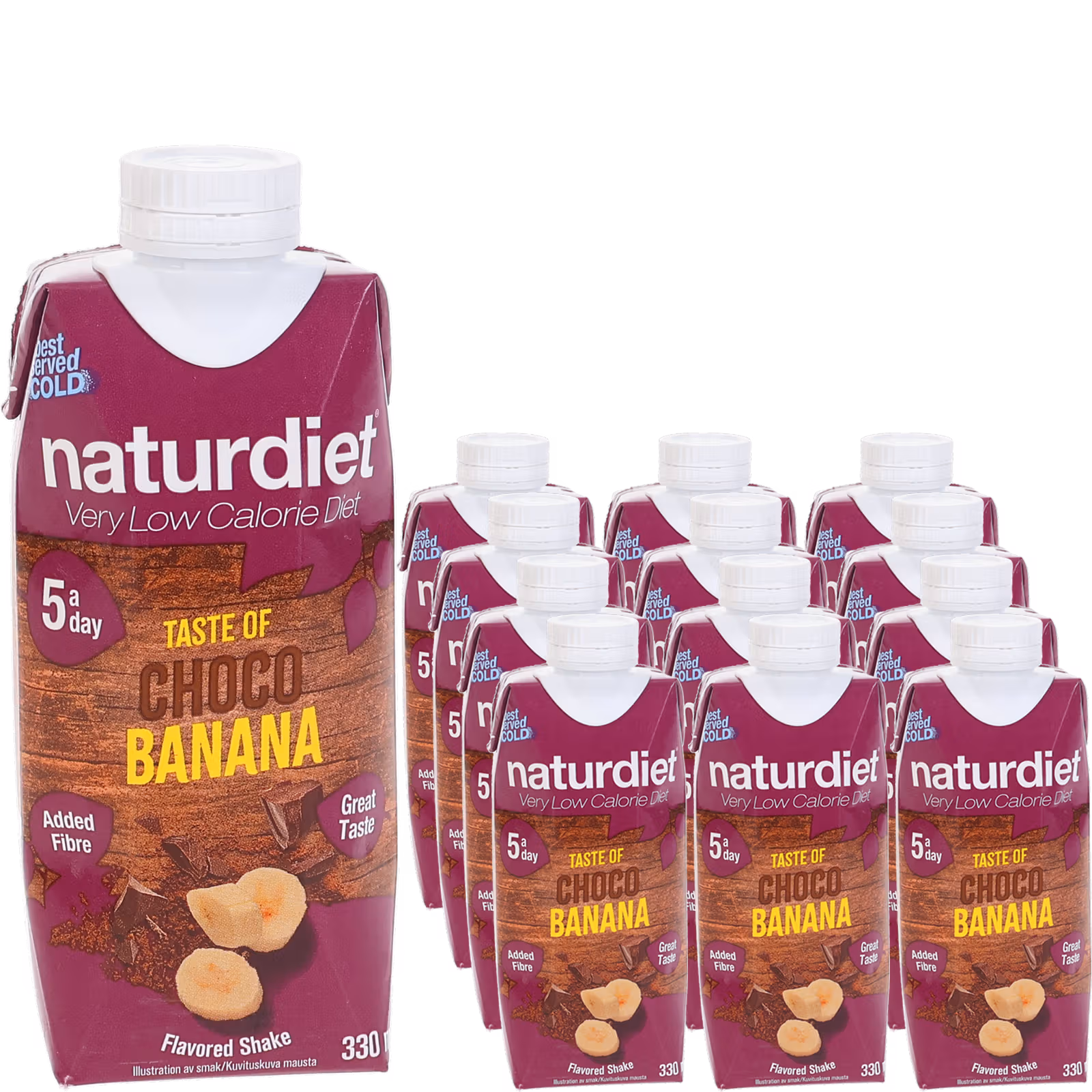 Choco Banana Meal Replacement Shakes, 12x330ml
