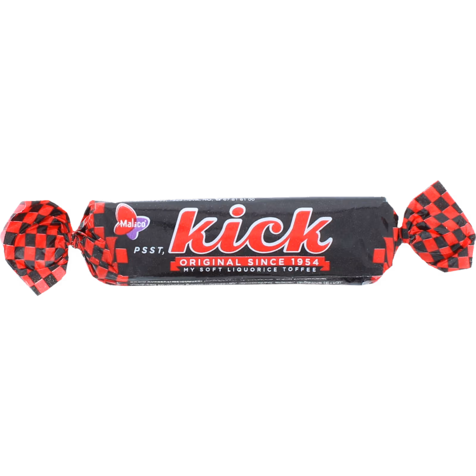 Malaco Kick Original Lakrits, 23g