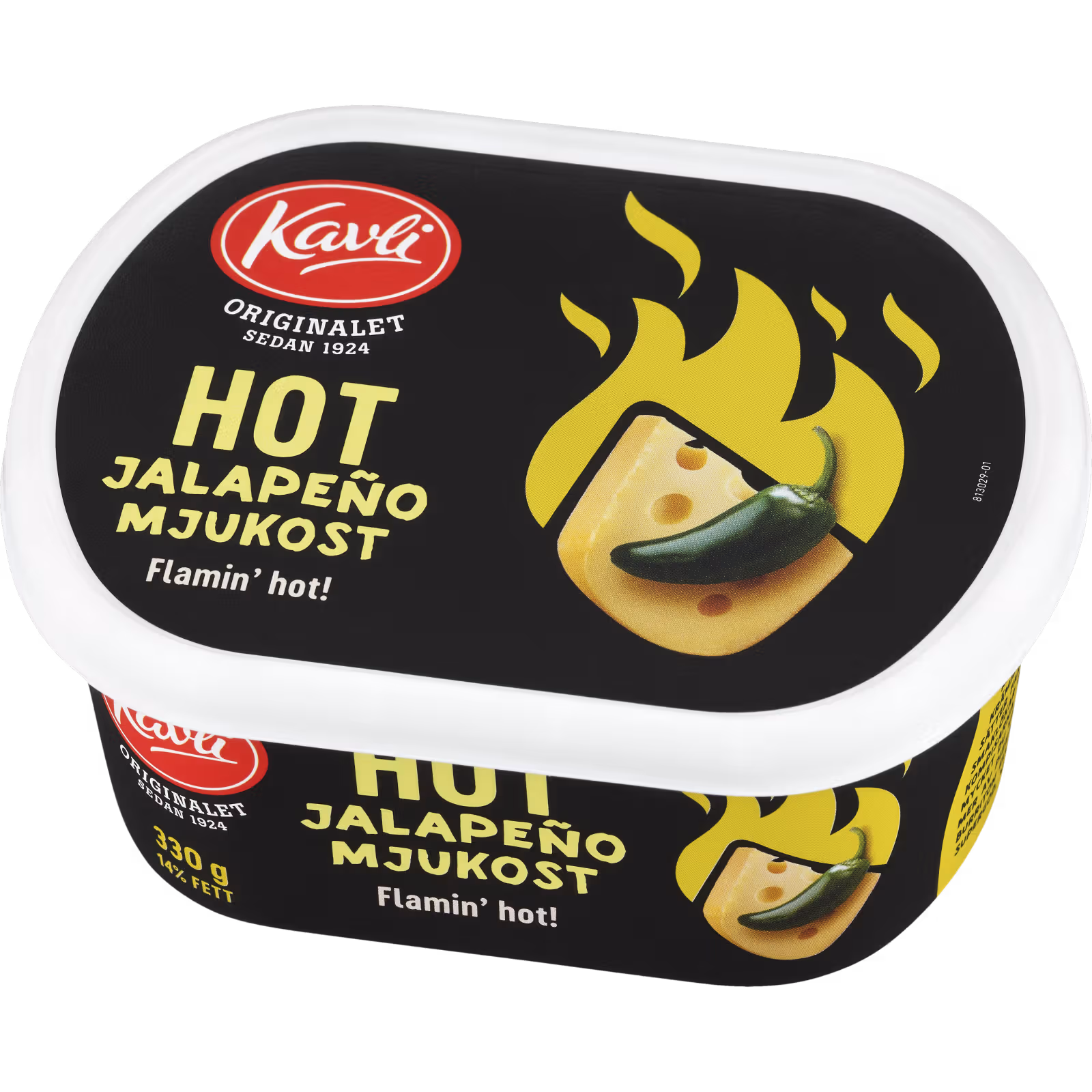 Kavli Mjukost Hot Jalapeño 330g