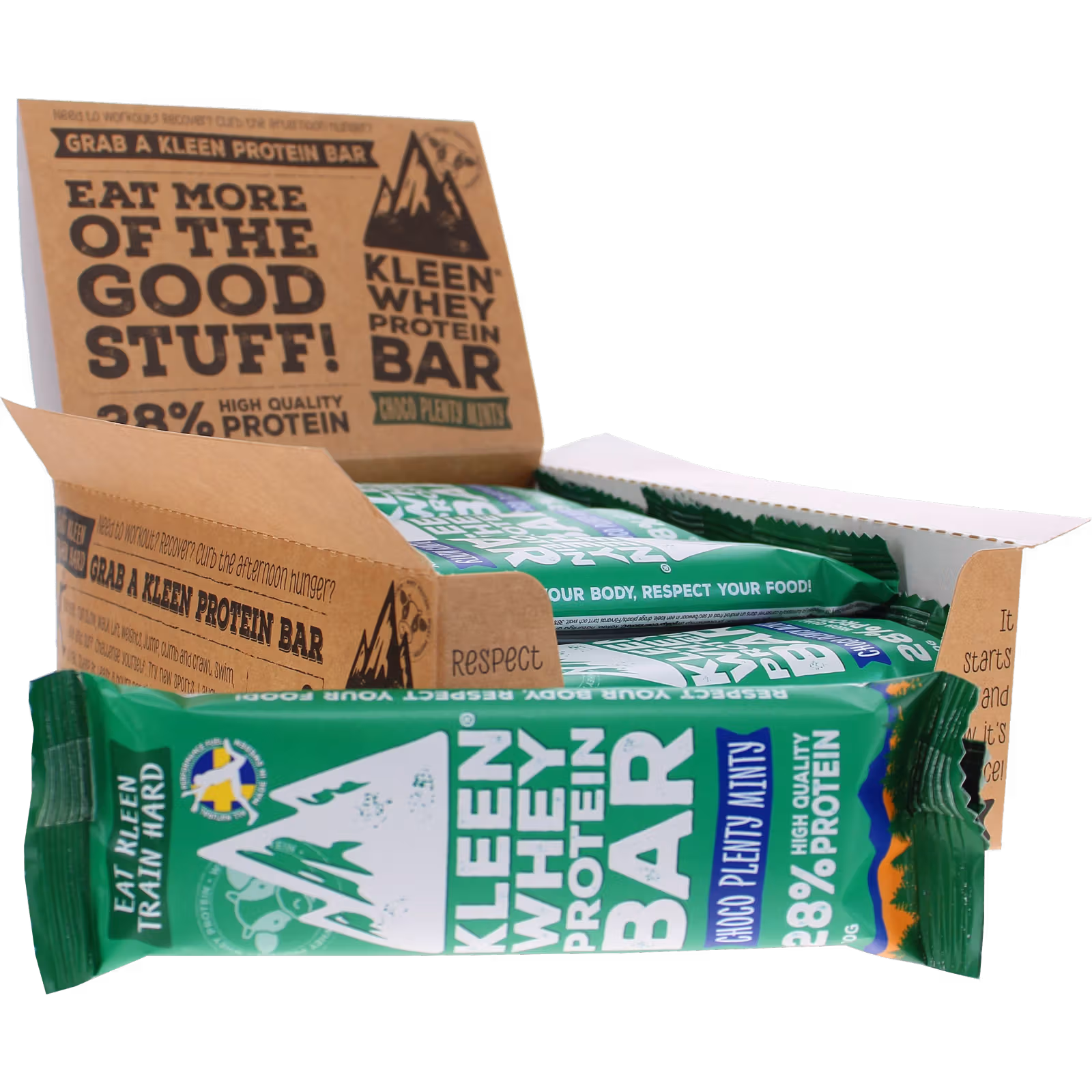 Minty Chocolate Whey Protein Bar 16-Pack
