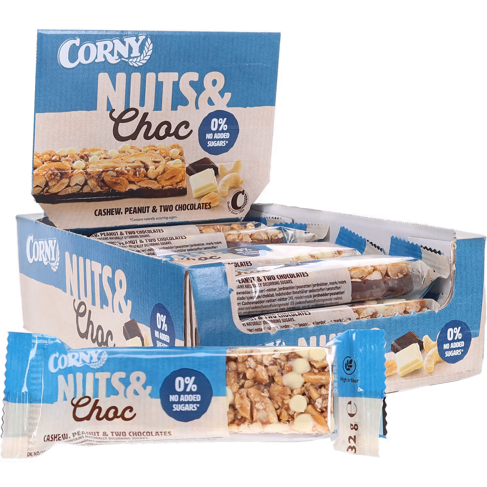 Energibar med Nötter & Choklad 15-pack

