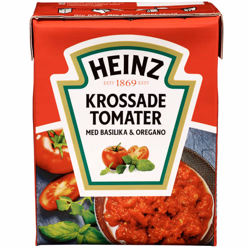 Heinz Crushed Tomatoes with Basil, 390g