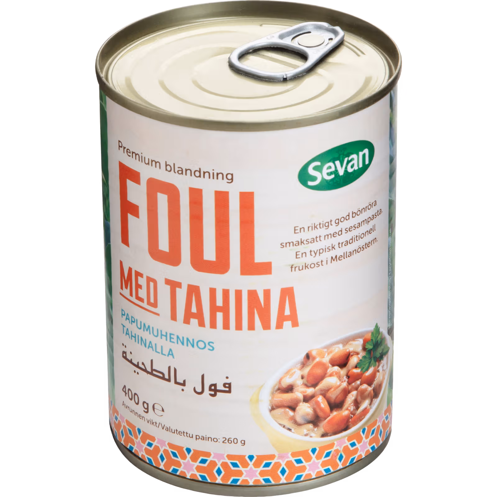 Sevan Favabönor Tahina 400g, 260g