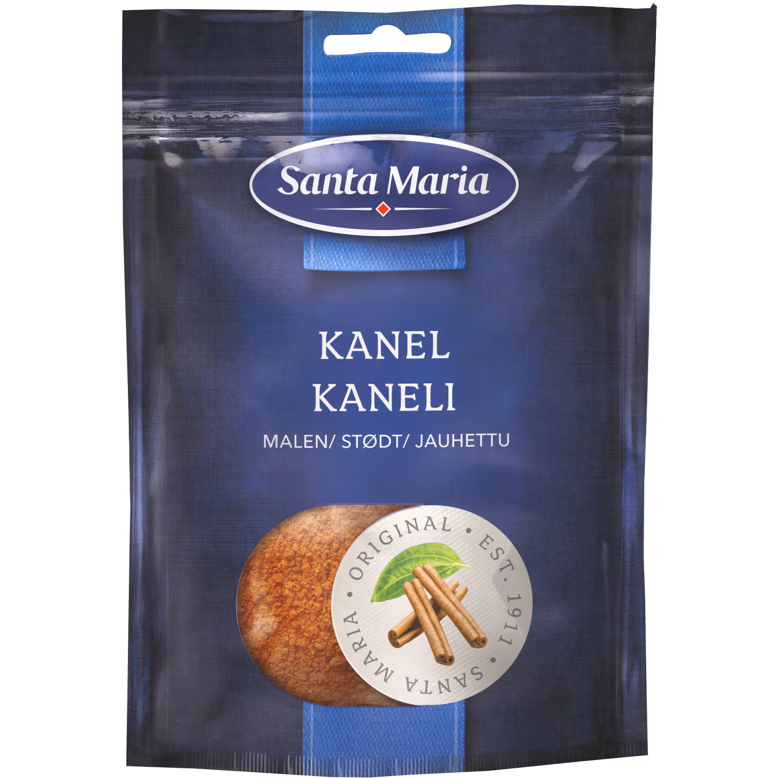 Santa Maria Kanel Malen, 55 g Förpackning