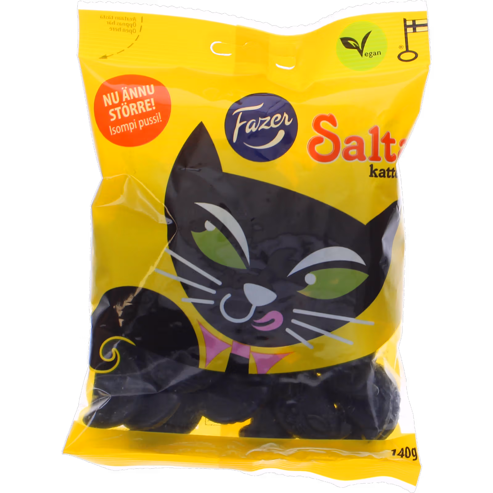 Fazer Salta Katten Godis 140g
