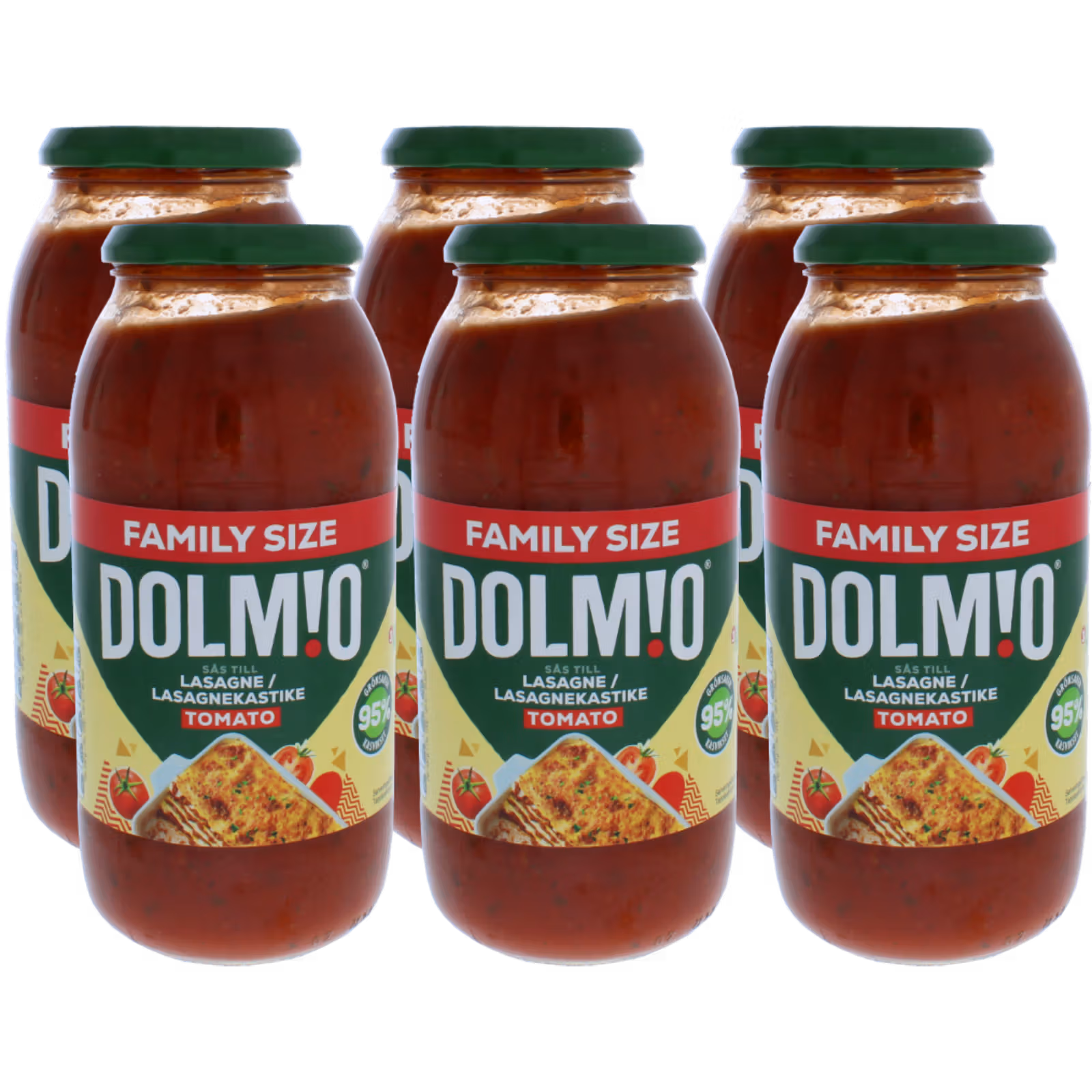 Dolmio Lasagnesås Tomat Family, 6-pack 750g